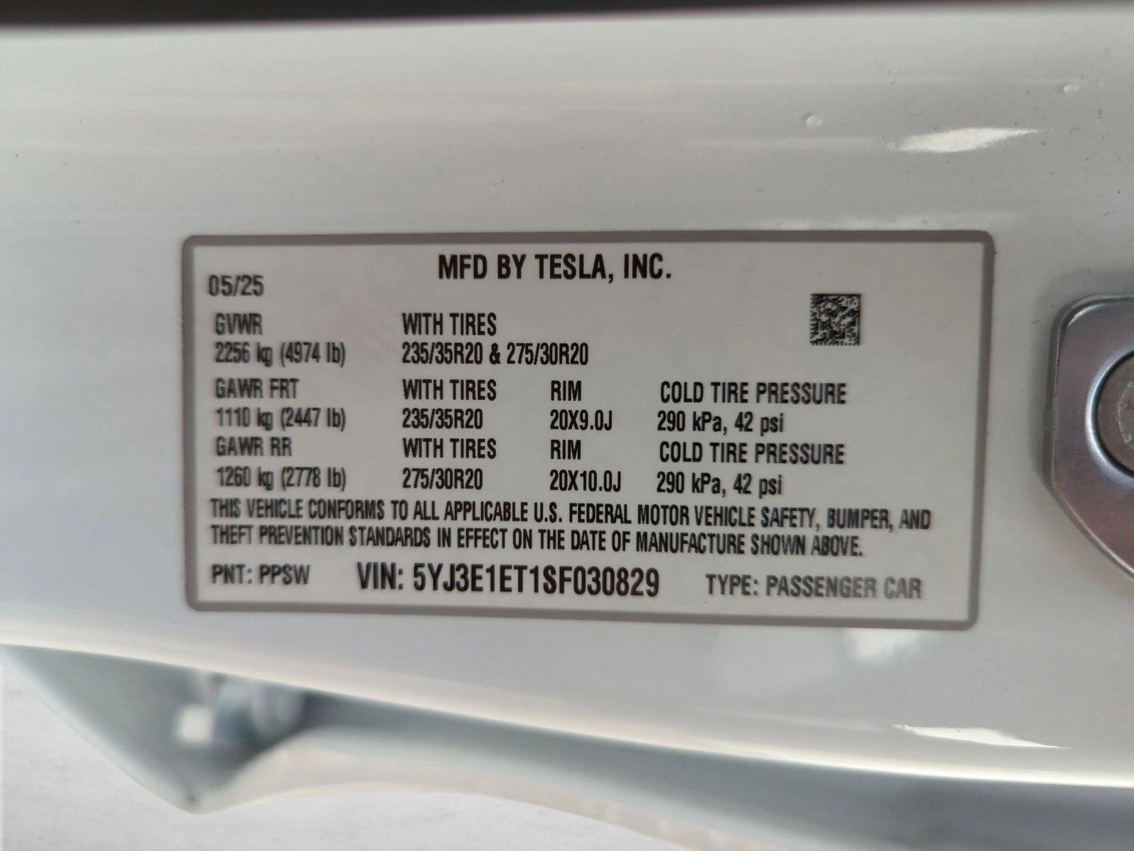 2025 Tesla Model 3 Performance