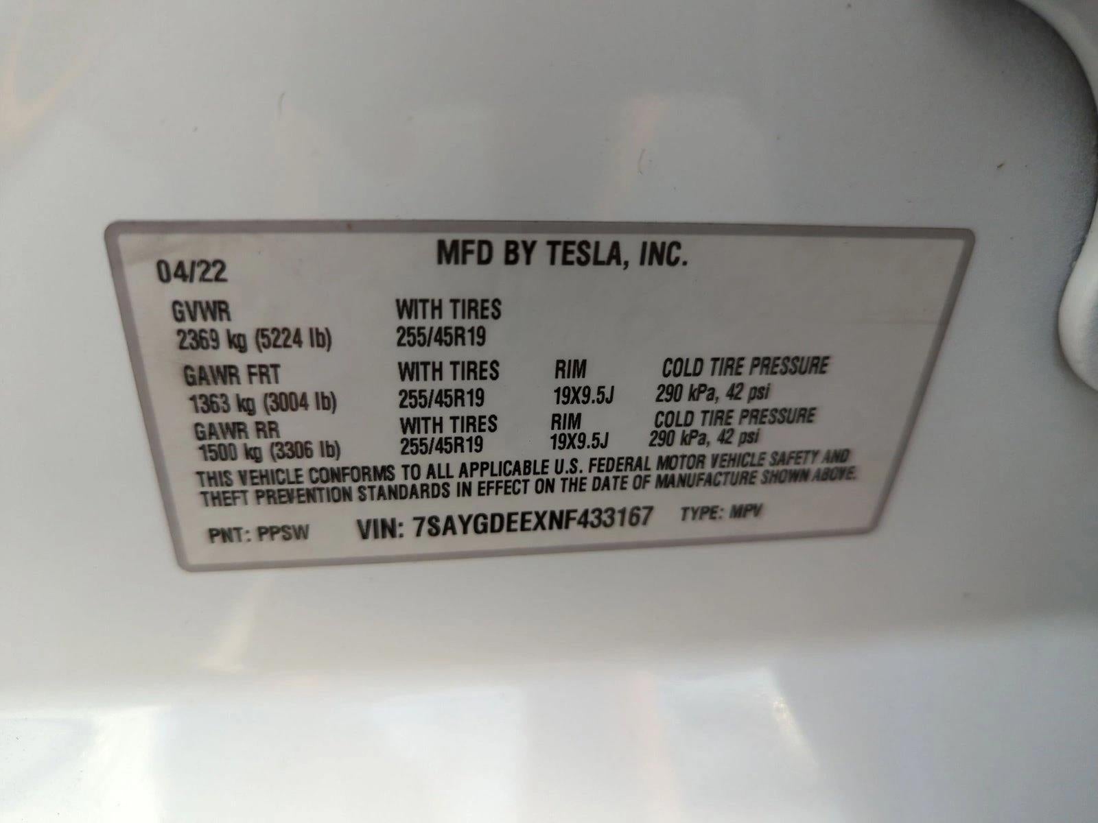 2022 Tesla Model Y Long Range