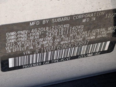 2022 Subaru WRX Premium