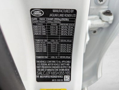 2025 Land Rover Discovery Sport S