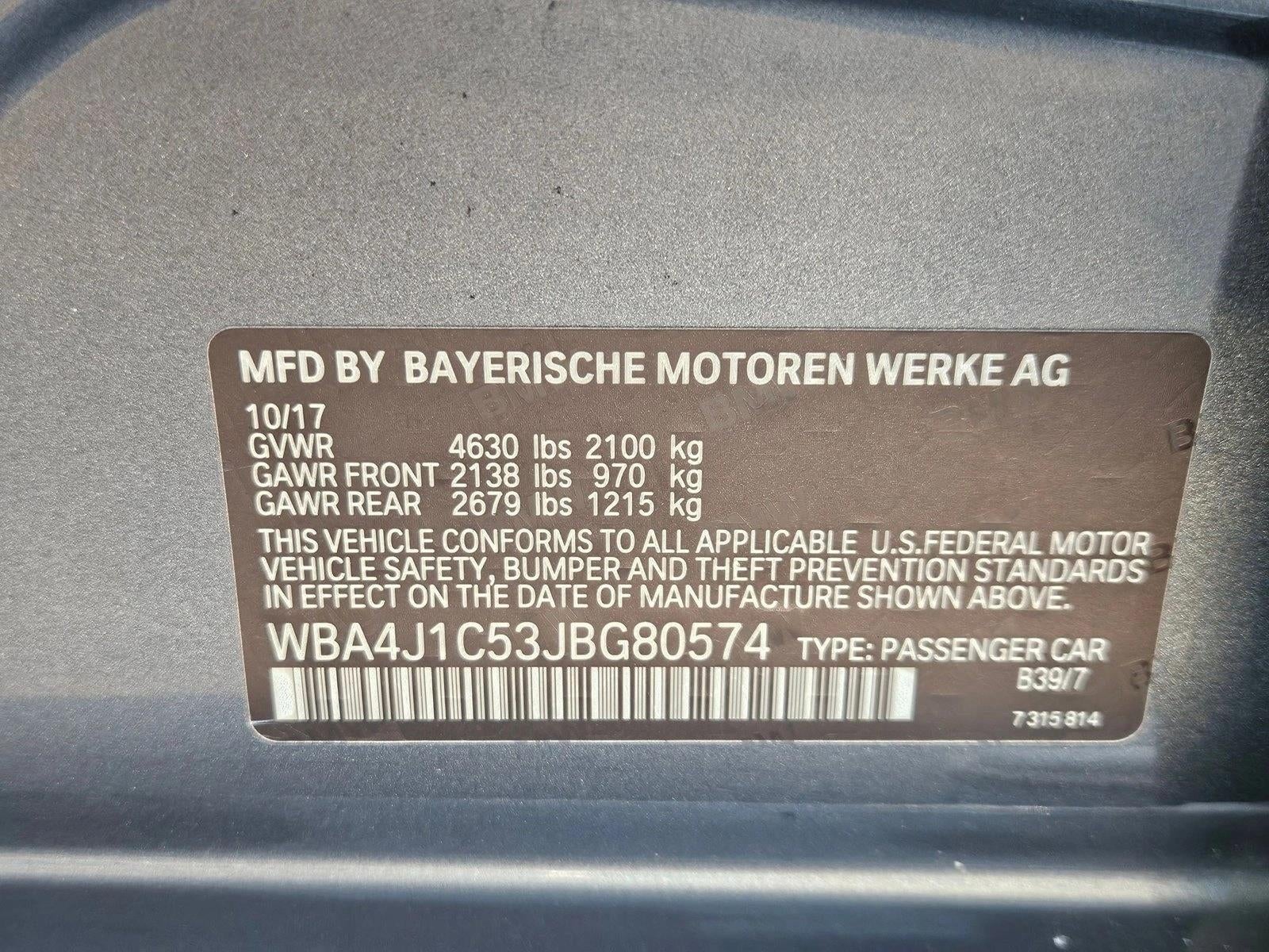 2018 BMW 4 Series 430i