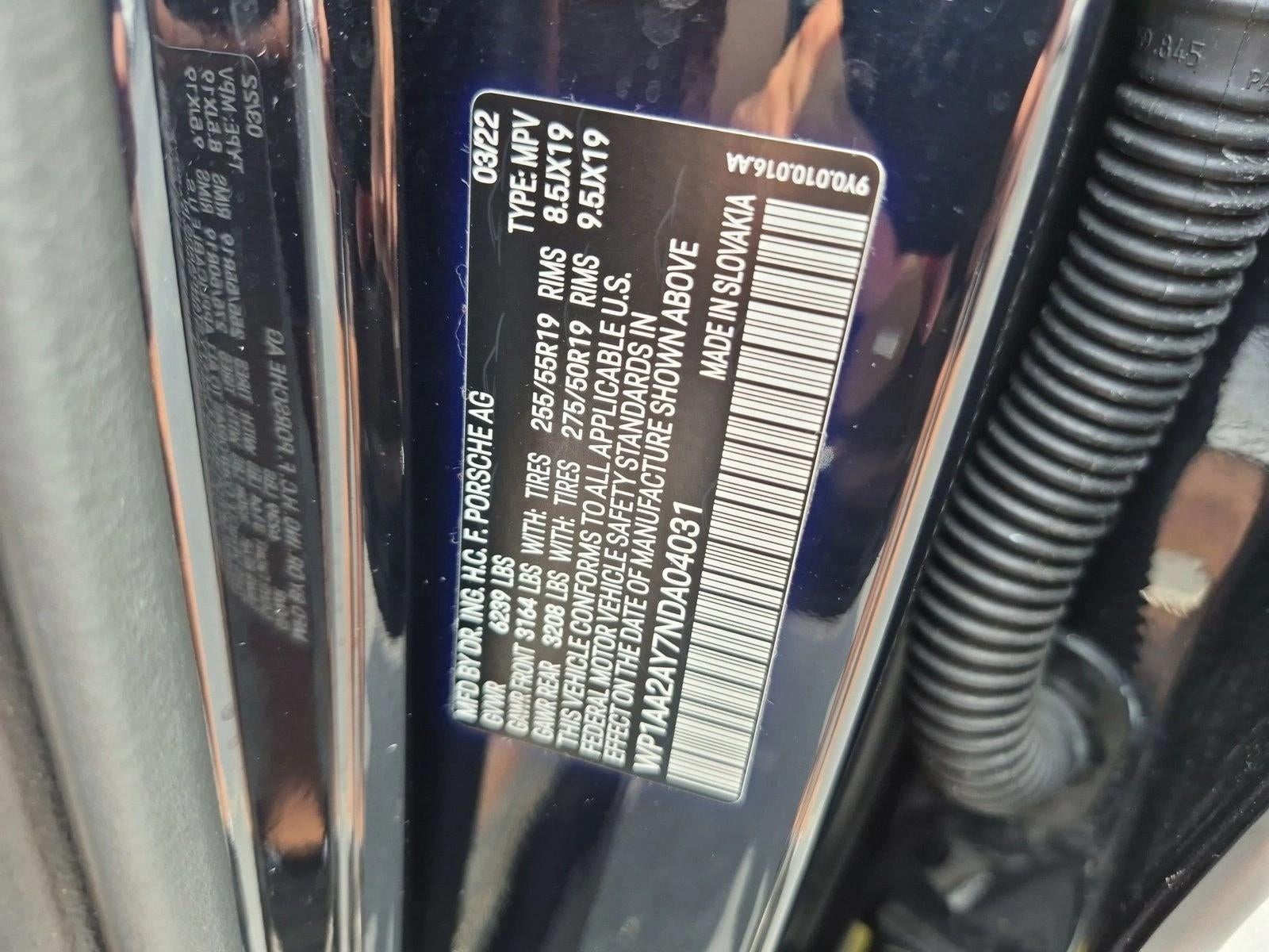 2022 Porsche Cayenne Base