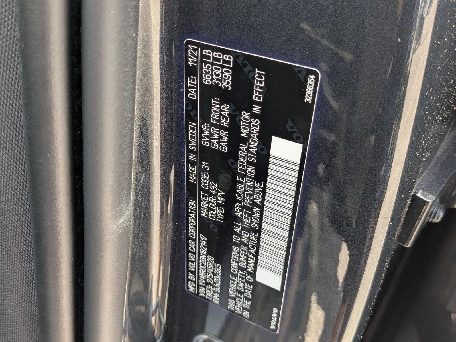 2022 Volvo XC90 Recharge Plug-In Hybrid T8 Inscription Expression 7 Passenger