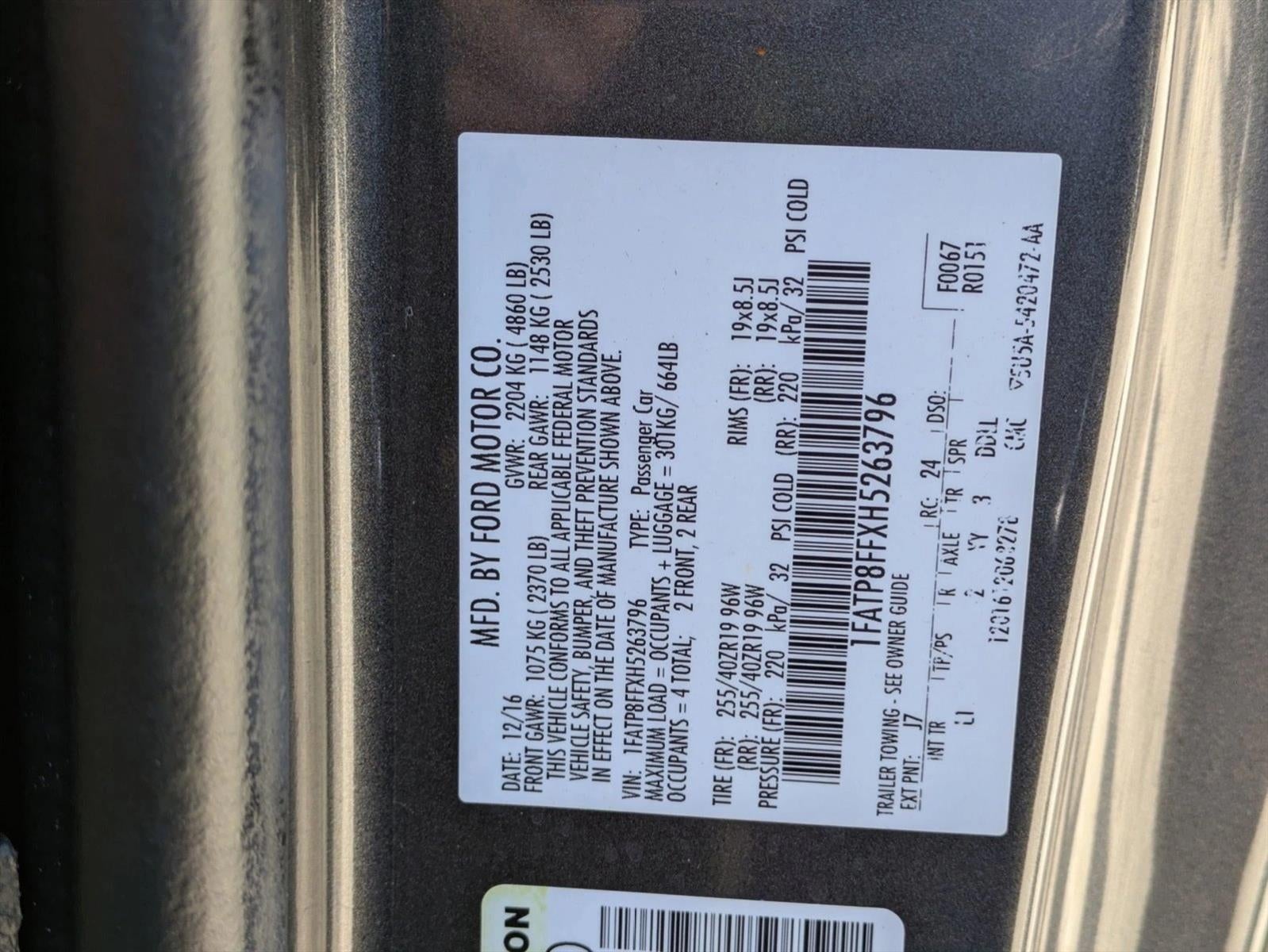 2017 Ford Mustang Base