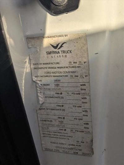 2022 Ford E-Series Cutaway Base