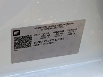 2026 Chevrolet Silverado 3500 HD Chassis Cab Work Truck