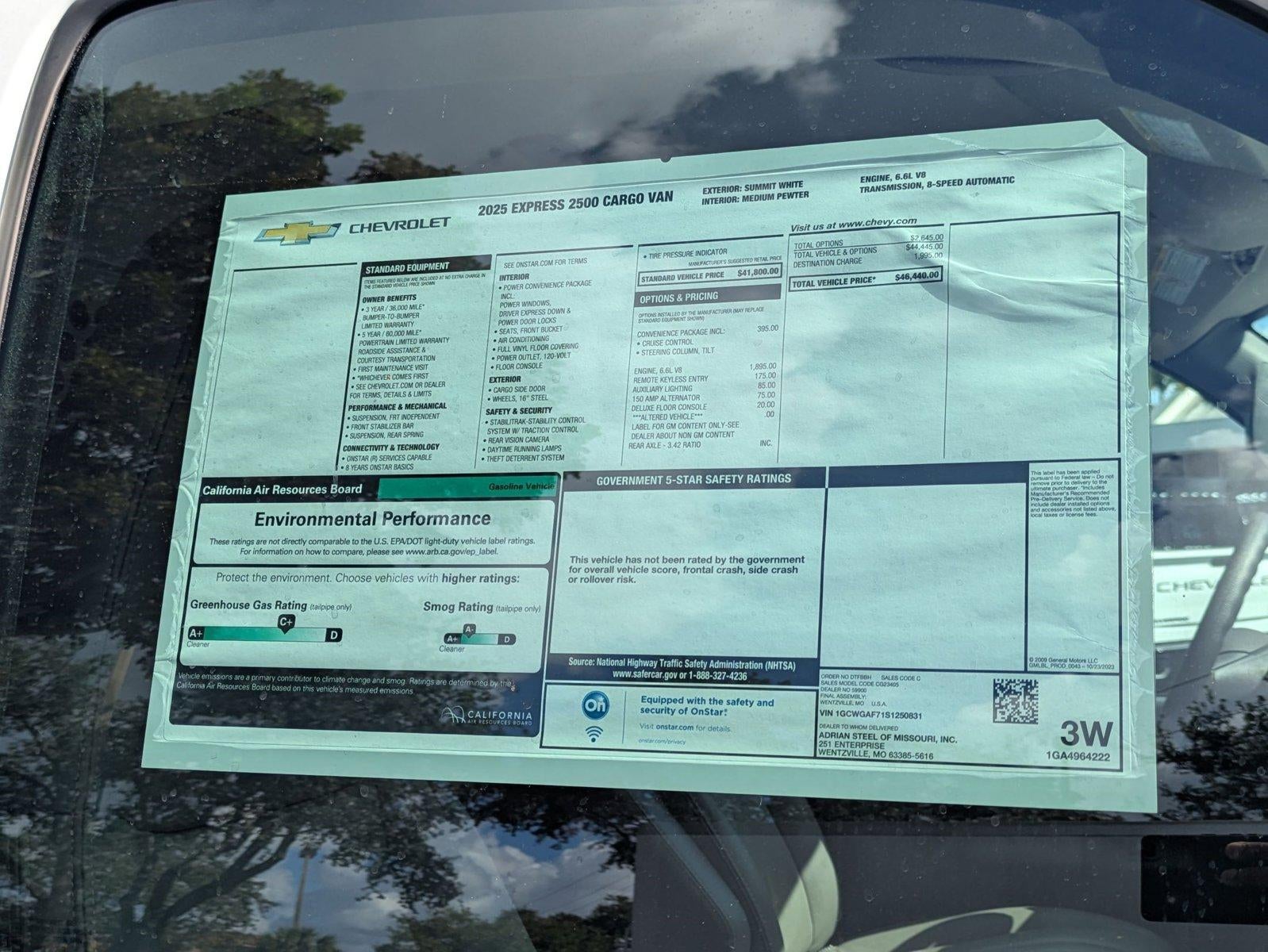 2025 Chevrolet Express Cargo Base