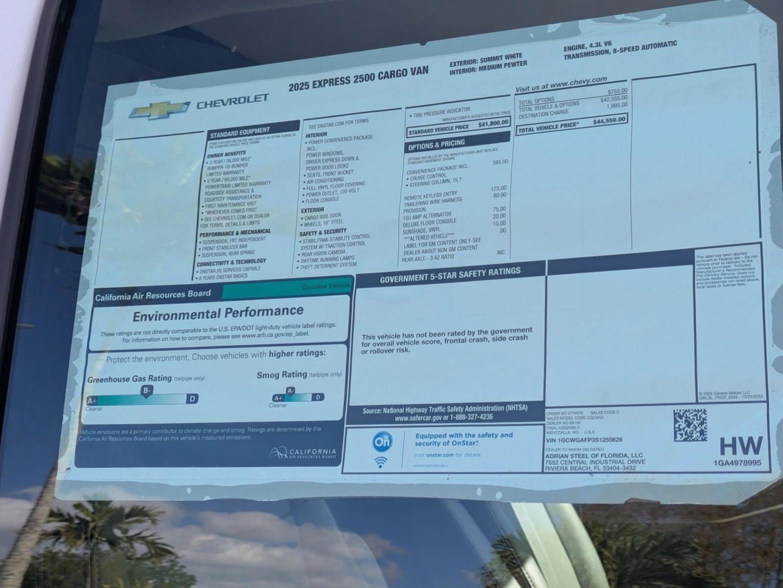 2025 Chevrolet Express Cargo Base