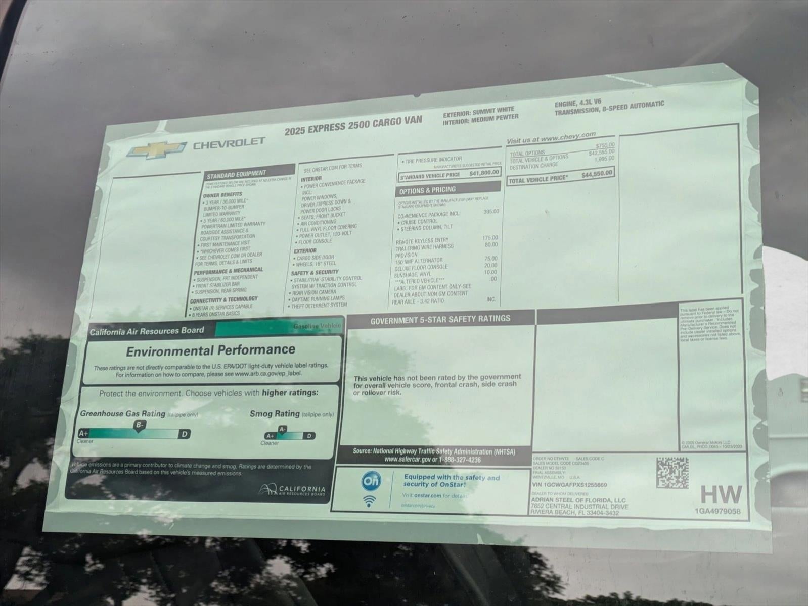 2025 Chevrolet Express Cargo Base