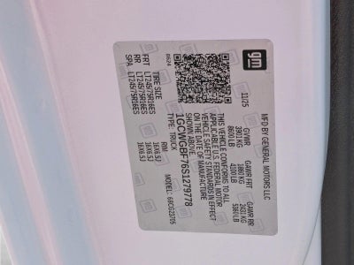 2025 Chevrolet Express Cargo 2500 Base