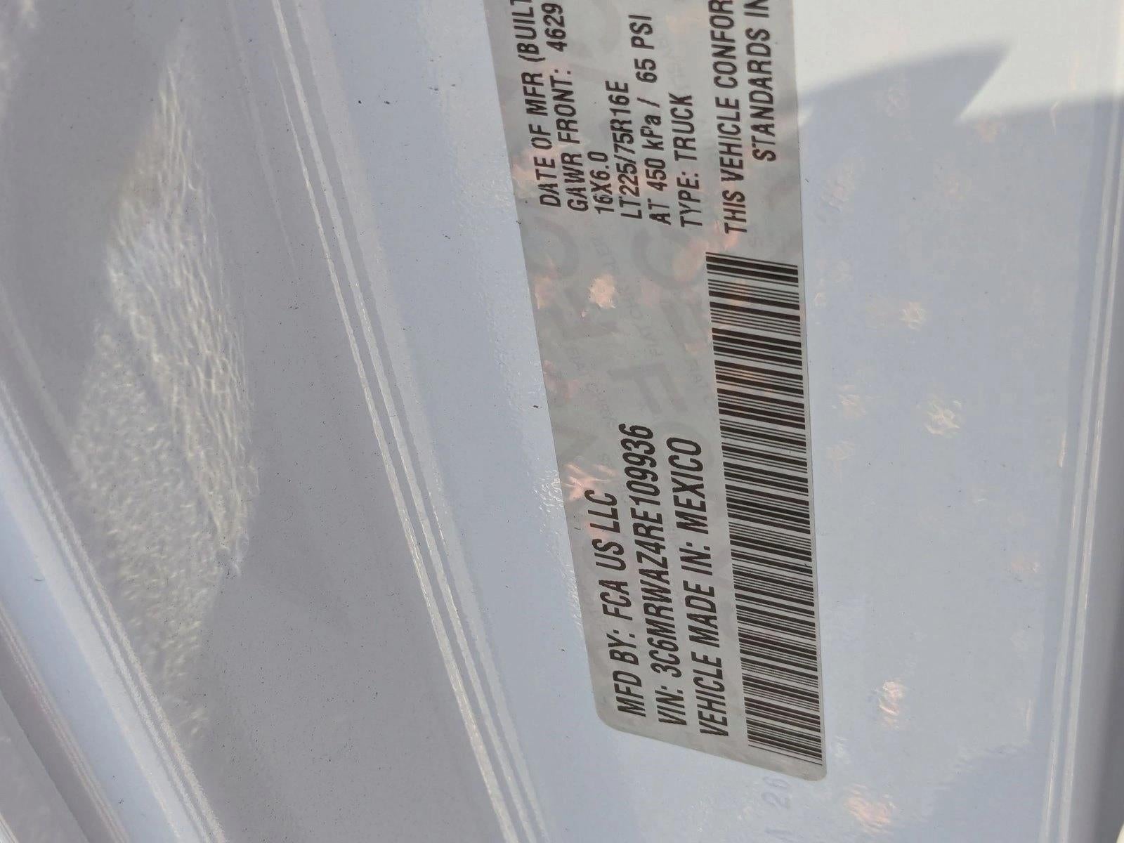 2024 RAM ProMaster Delivery Van BE Base