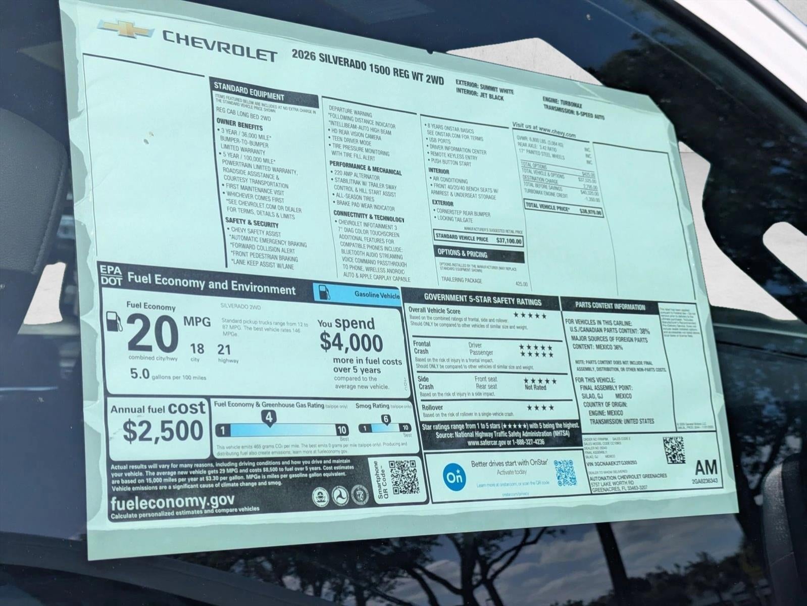 2026 Chevrolet Silverado 1500 WT