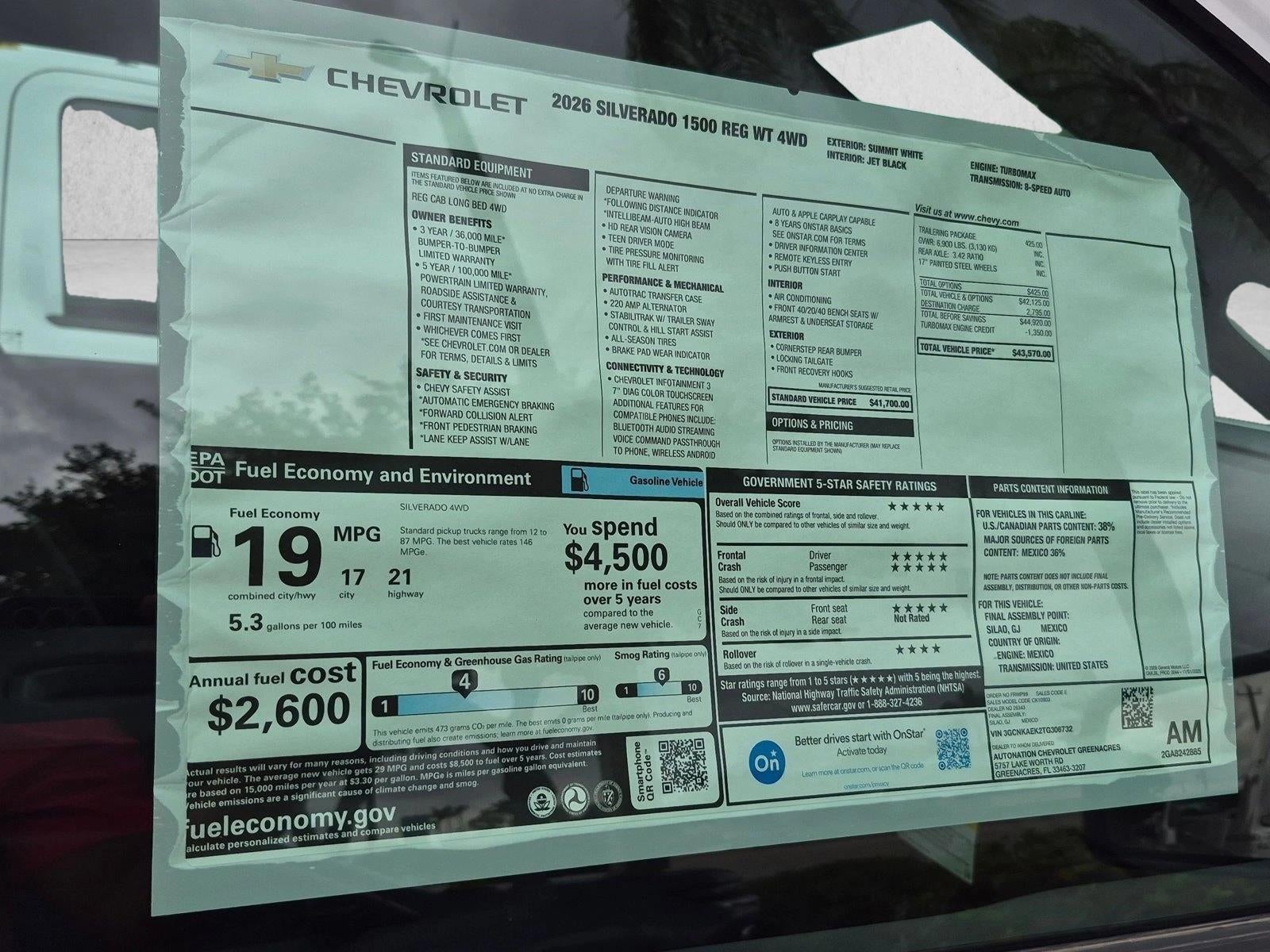 2026 Chevrolet Silverado 1500 WT