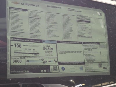 2026 Chevrolet Equinox EV RS