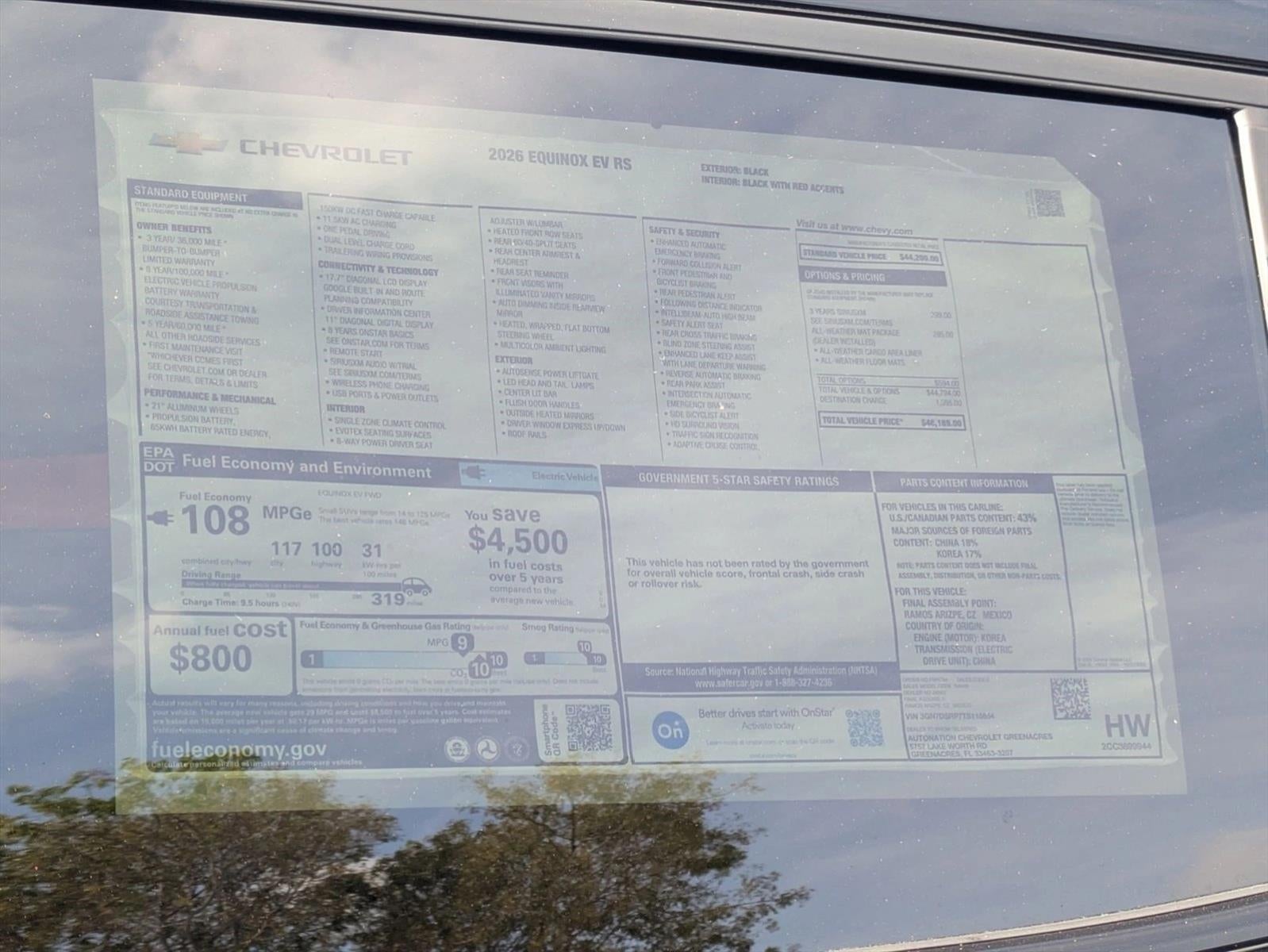 2026 Chevrolet Equinox EV RS