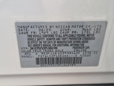 2023 Nissan Kicks SV Xtronic CVT