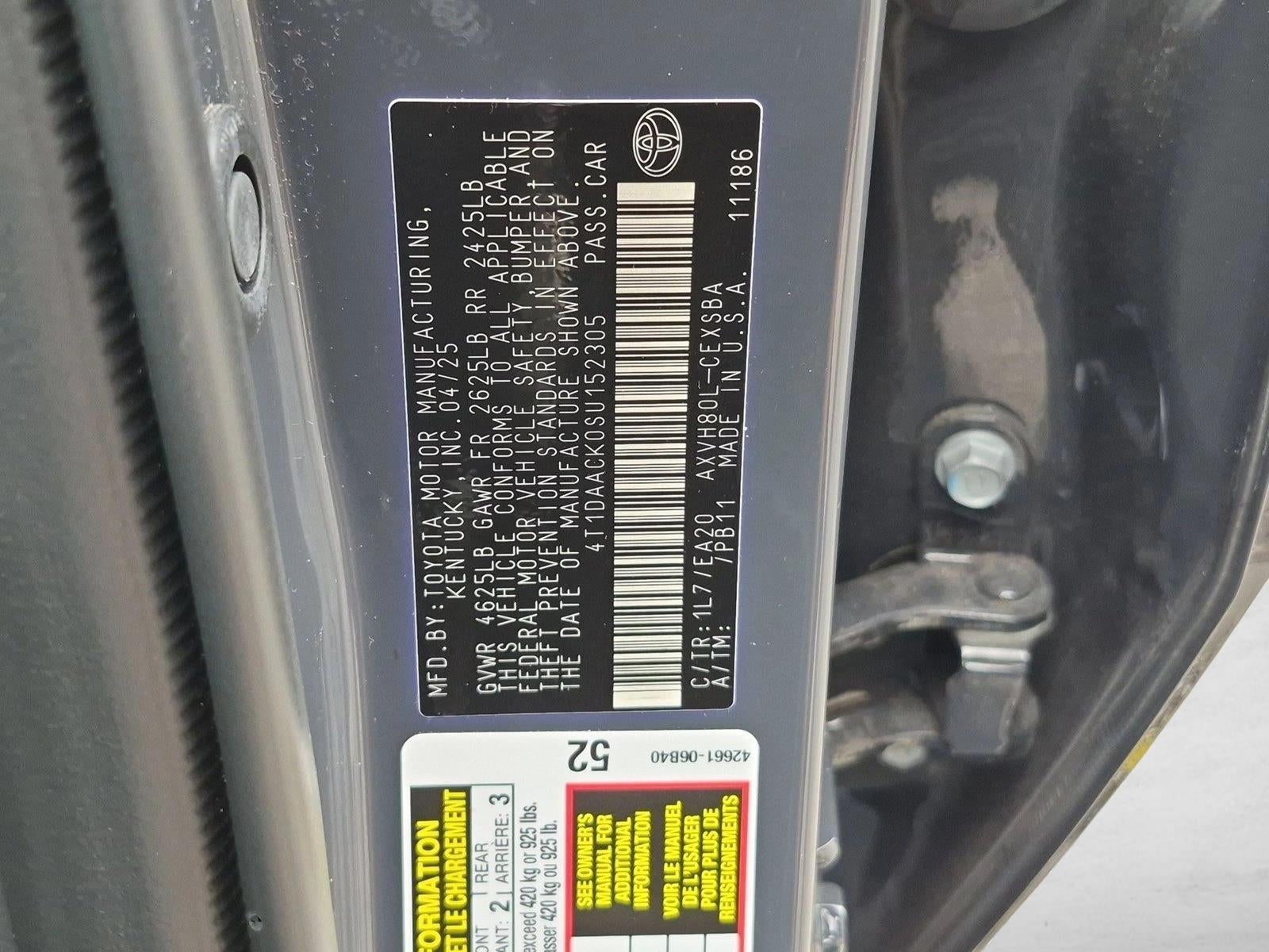 2025 Toyota Camry Base