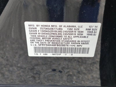 2015 Acura MDX Tech Pkg