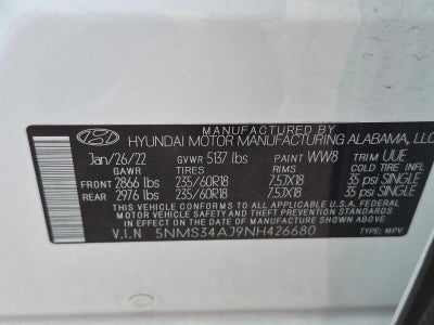 2022 Hyundai Santa Fe SEL