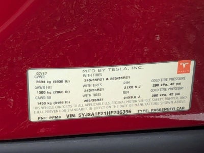 2017 Tesla Model S 100D