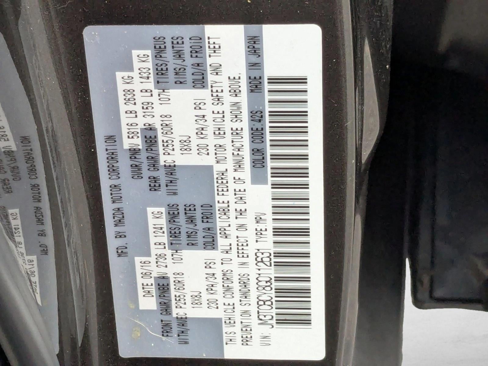 2016 Mazda Mazda CX-9 Touring