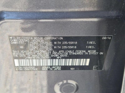 2016 Toyota RAV4 SE