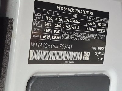 2025 Mercedes-Benz Sprinter Cargo Van Base