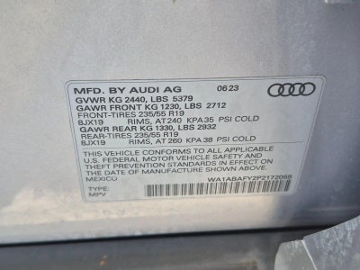 2023 Audi Q5 Premium 40 TFSI quattro S tronic