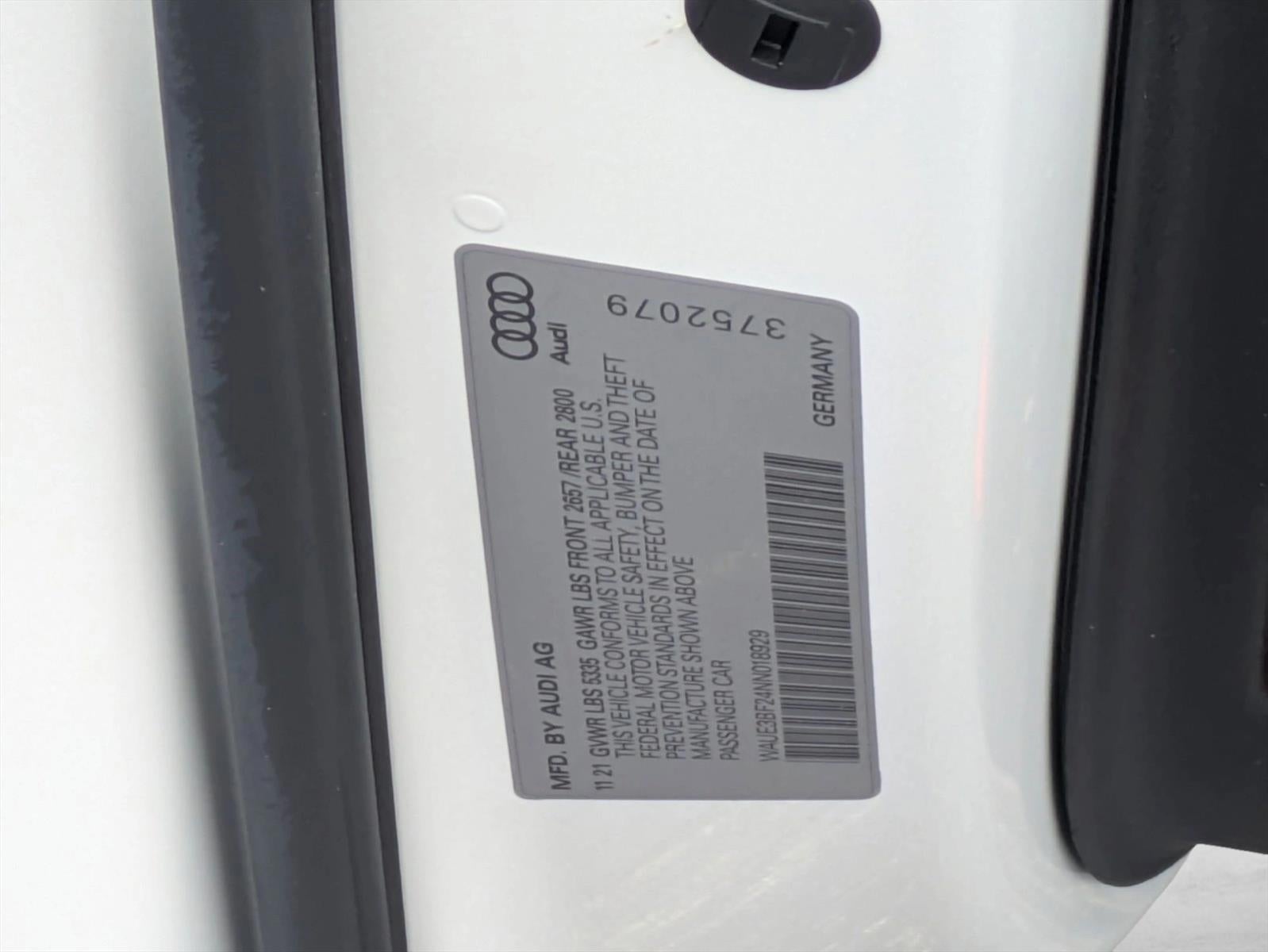 2022 Audi A6 Sedan Premium Plus