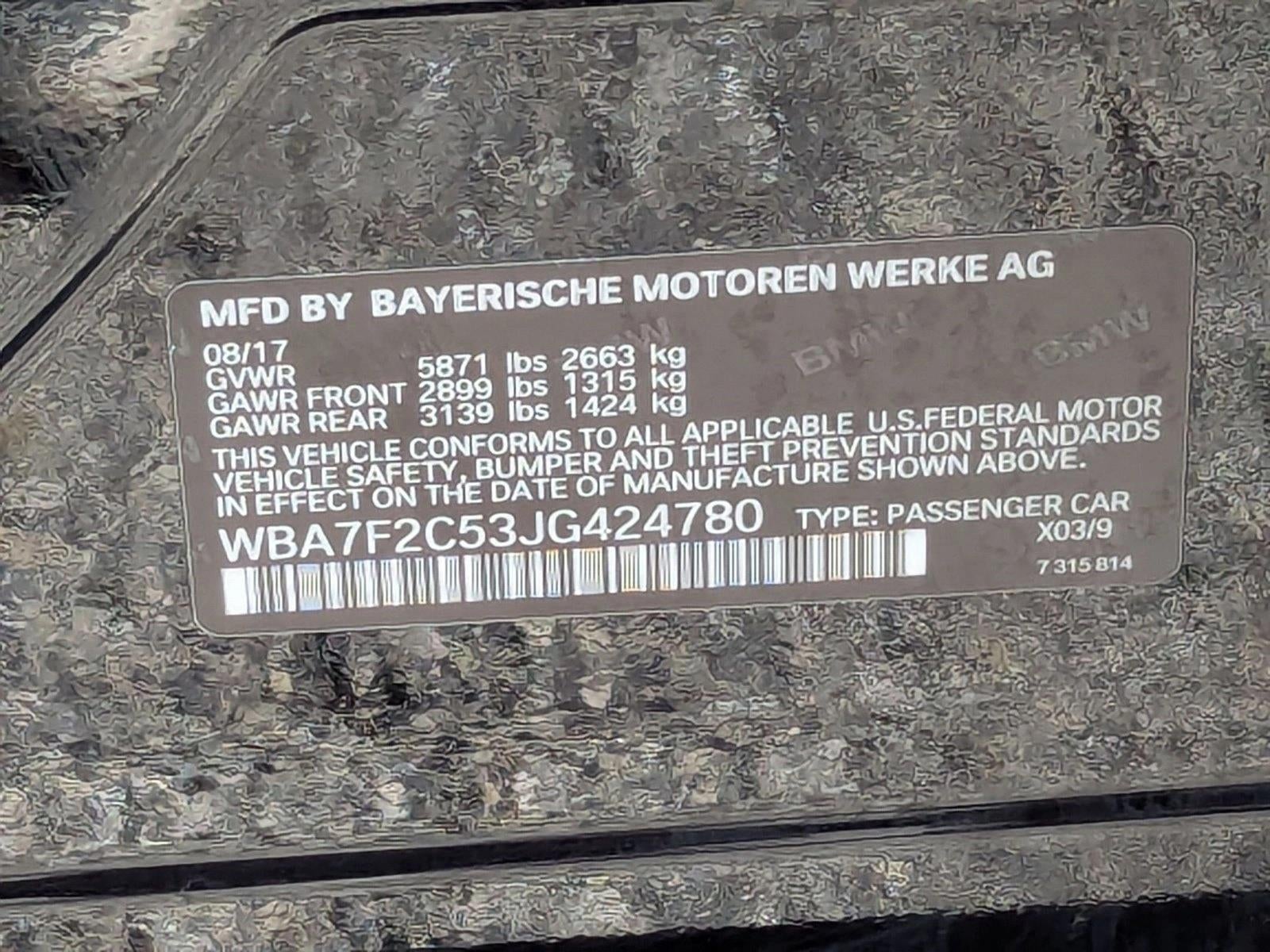 2018 BMW 7 Series ALPINA B7 xDrive