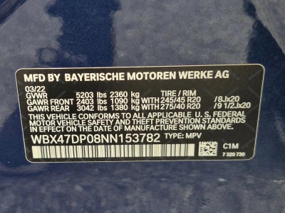 2022 BMW X3 sDrive30i