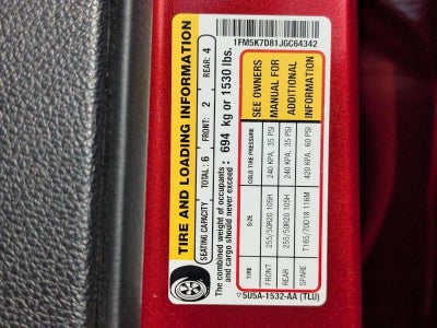 2018 Ford Explorer XLT FWD