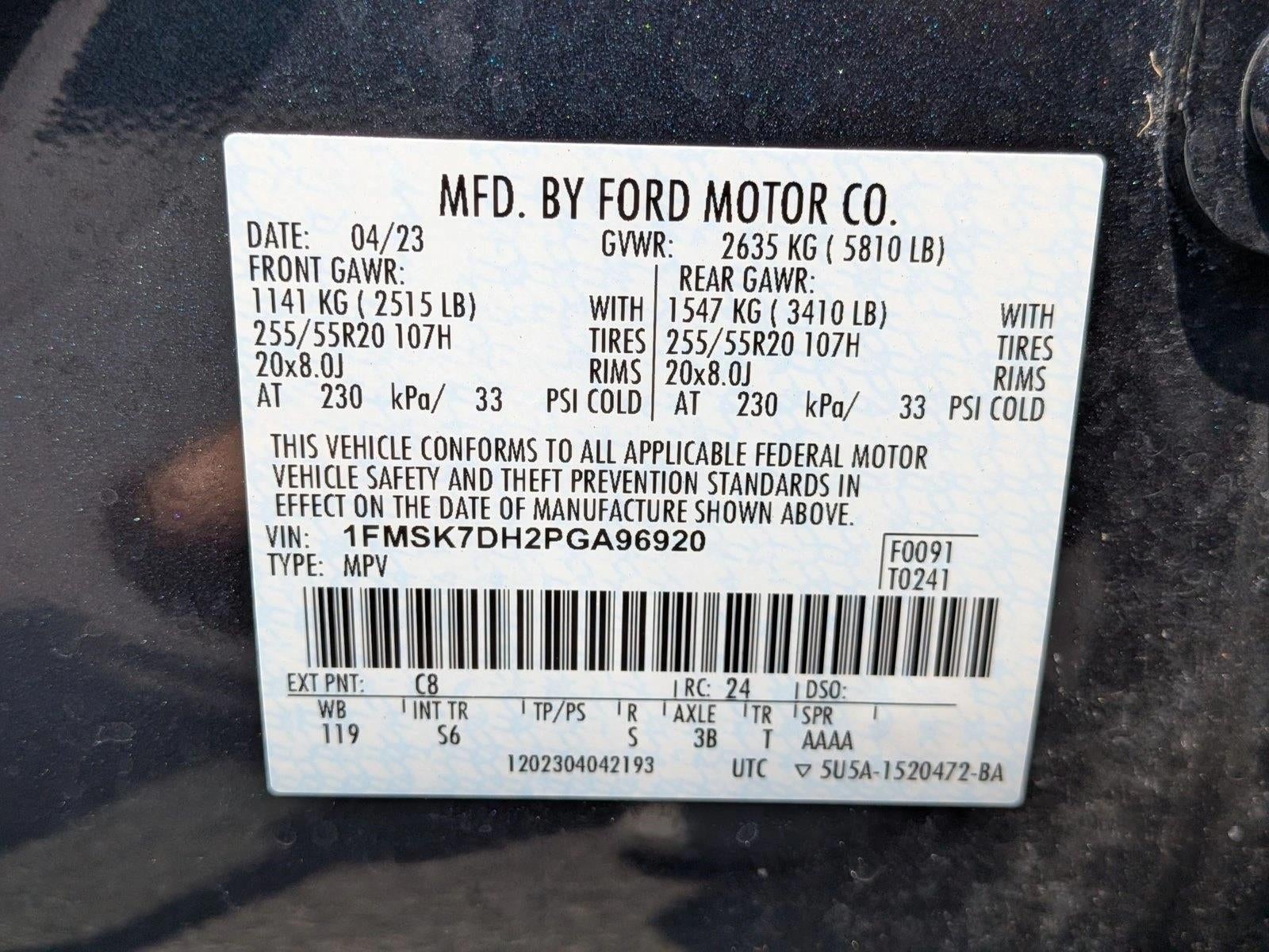 2023 Ford Explorer XLT RWD