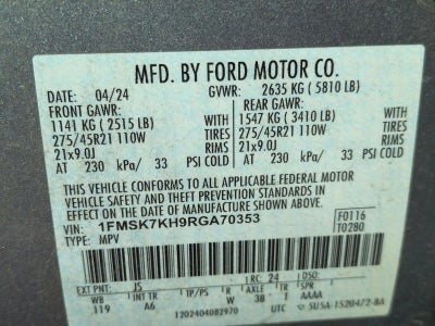 2024 Ford Explorer ST-Line RWD