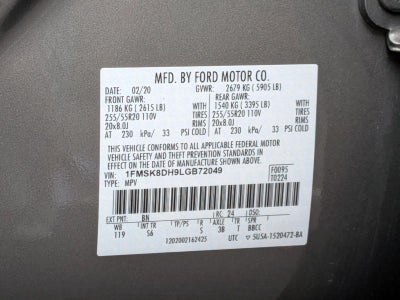 2020 Ford Explorer XLT 4WD