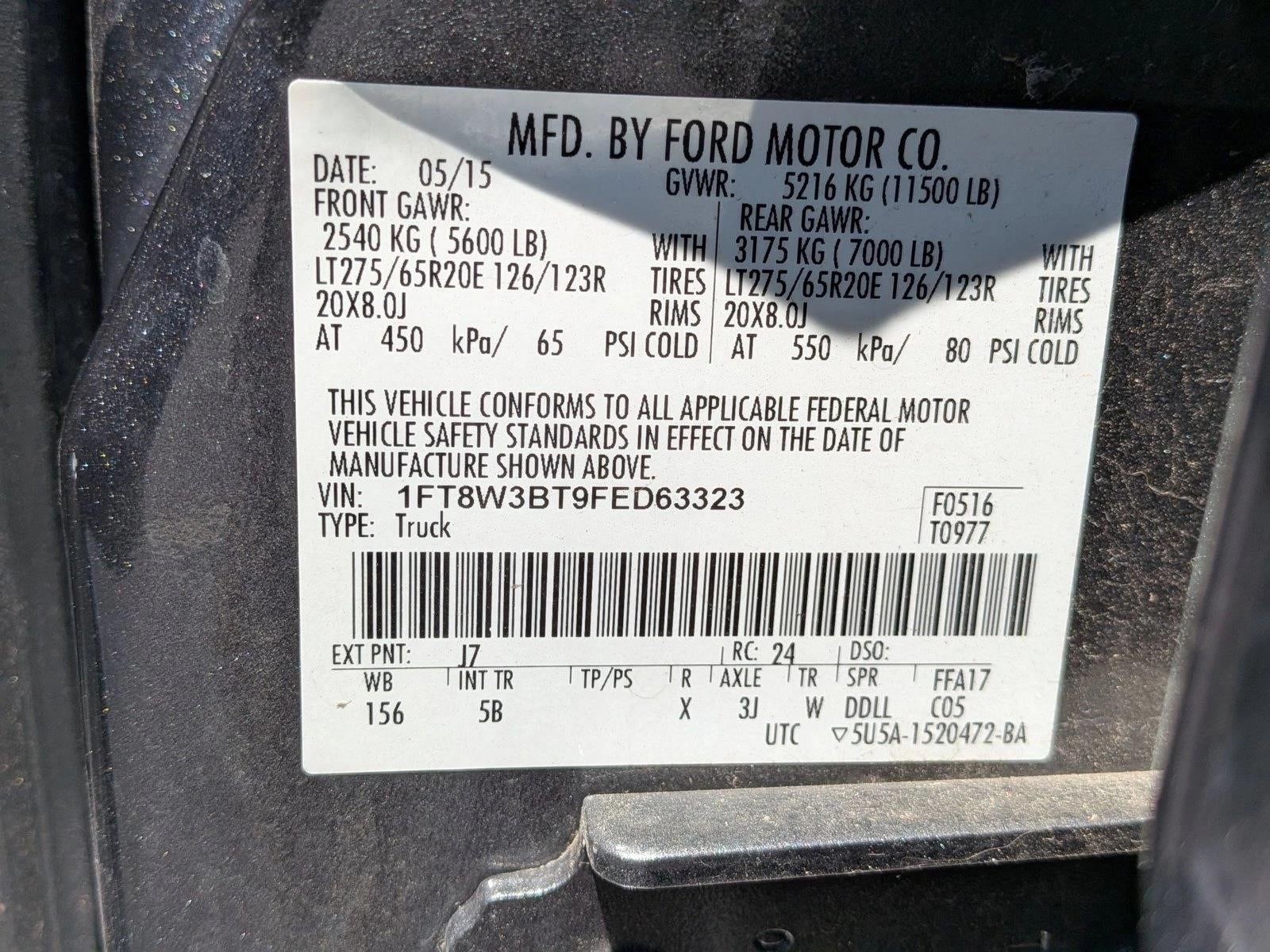 2015 Ford Super Duty F-350 SRW 4WD Crew Cab 6-3/4 Ft Box Lariat