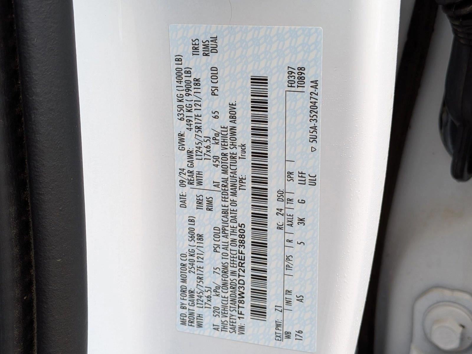 2024 Ford Super Duty F-350 DRW XL 4WD Crew Cab 8' Box