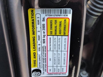 2015 Ford F-150 2WD SuperCrew 5-1/2 Ft Box XLT