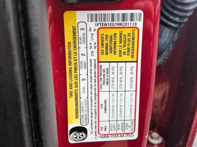 2017 Ford F-150 XLT 4WD SuperCrew 5.5' Box