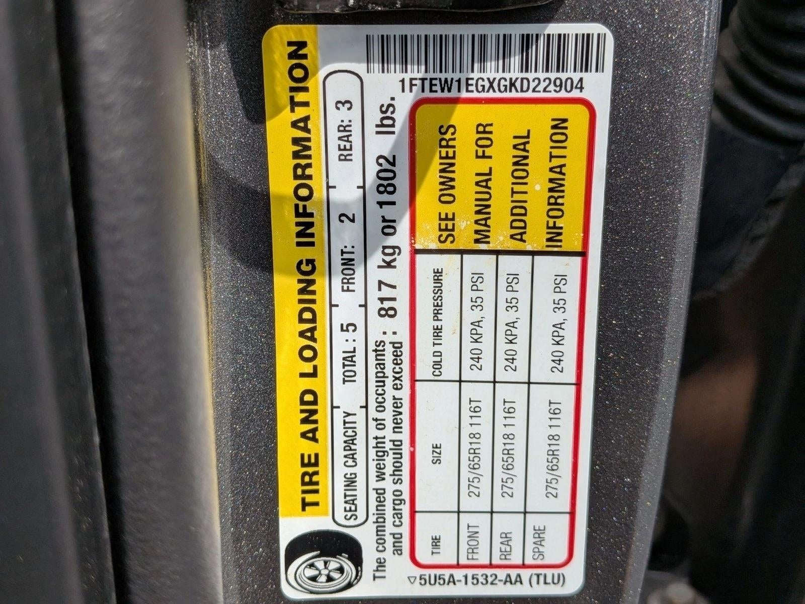 2016 Ford F-150 4WD SuperCrew 5-1/2 Ft Box XLT