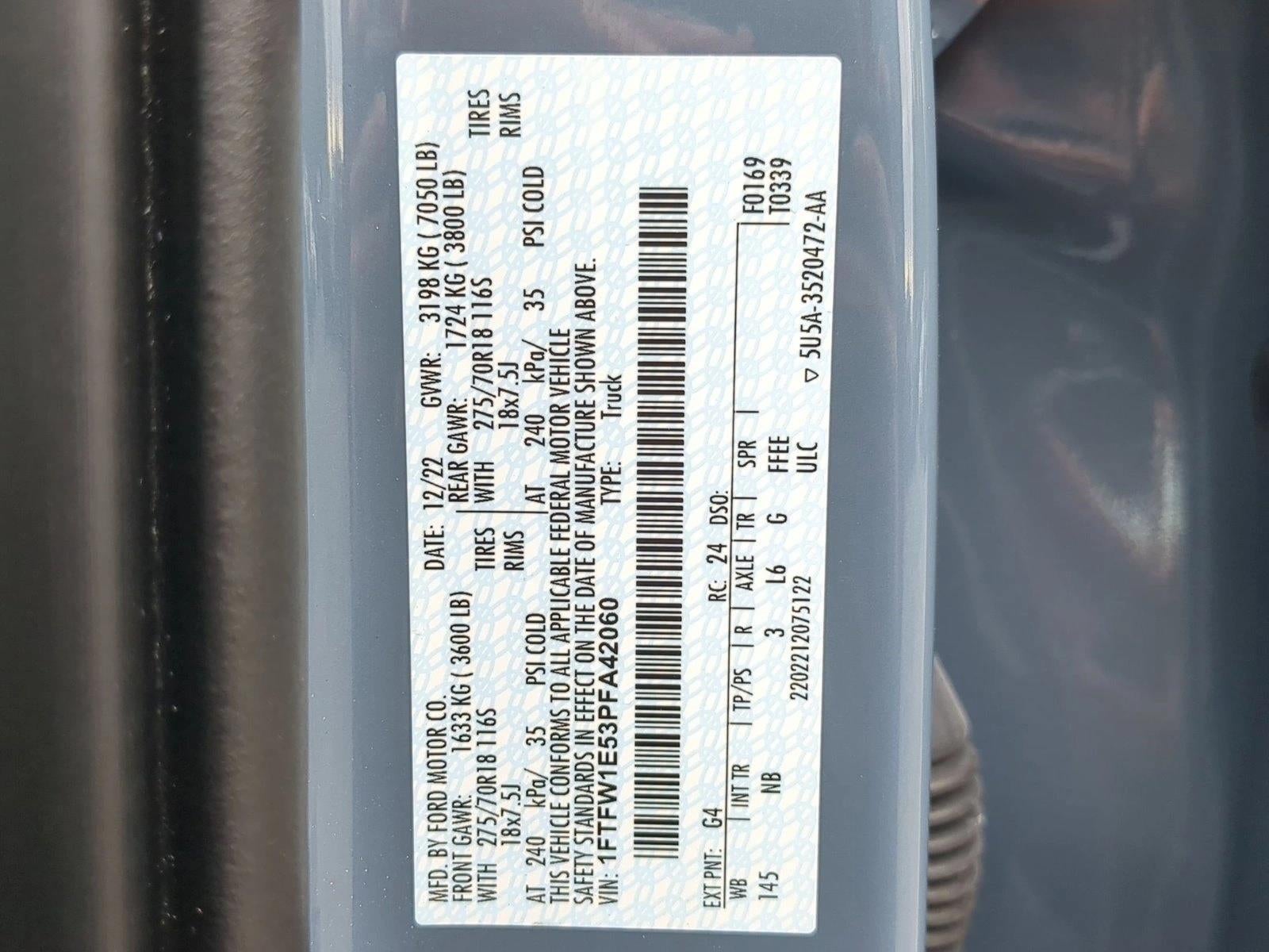 2023 Ford F-150 Tremor 4WD SuperCrew 5.5' Box