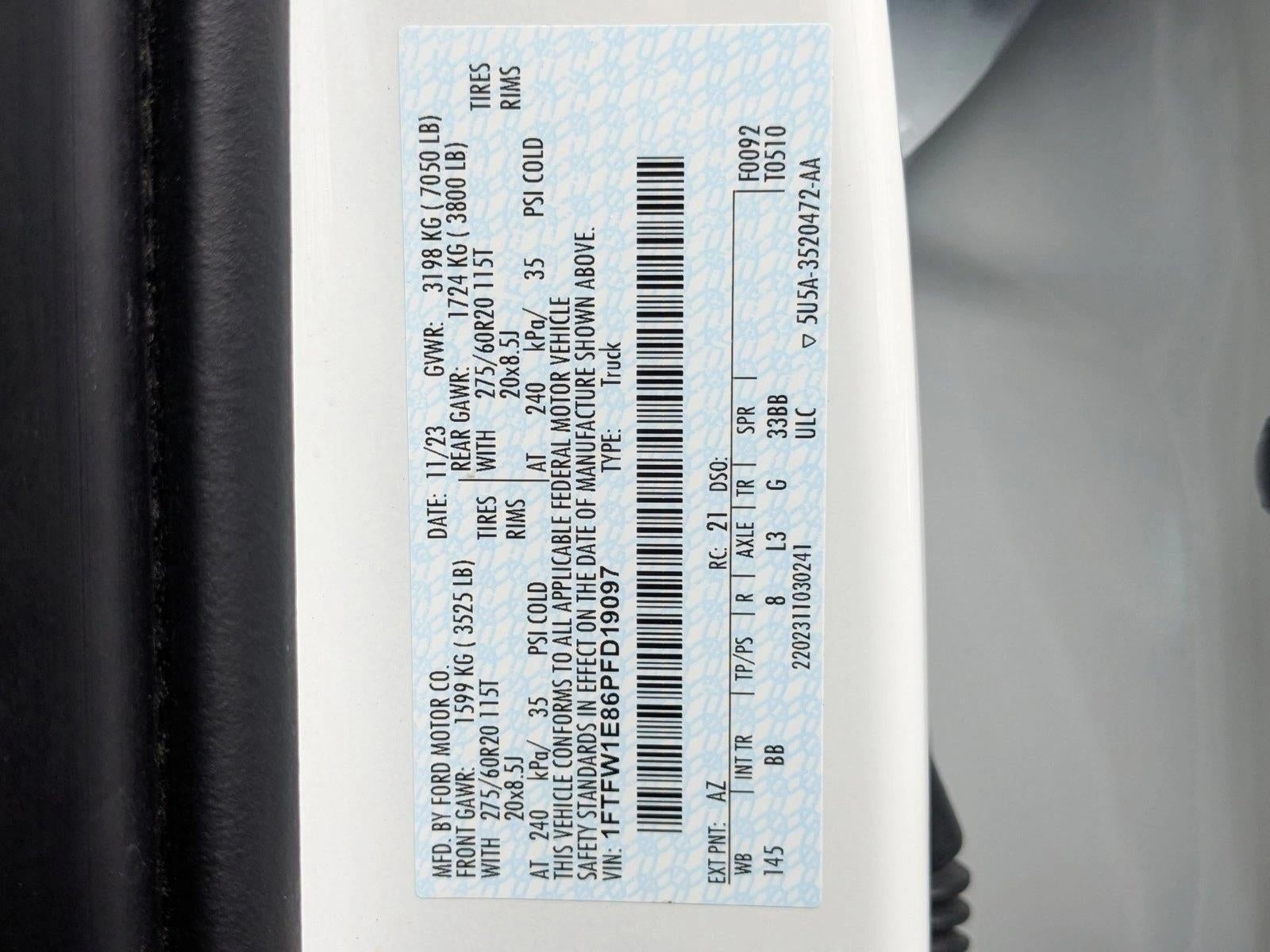 2023 Ford F-150 Platinum 4WD SuperCrew 5.5' Box