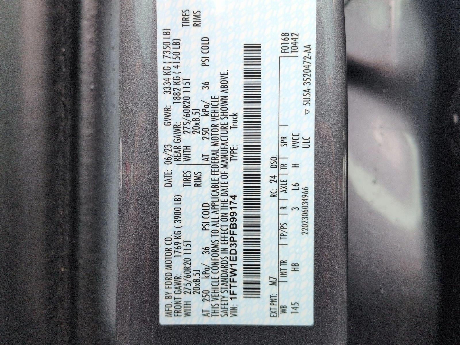 2023 Ford F-150 LARIAT 4WD SuperCrew 5.5' Box