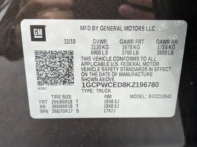 2019 Chevrolet Silverado 1500 Crew Cab Short Box 2-Wheel Drive LT