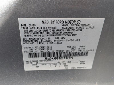 2019 Ford Flex Limited FWD