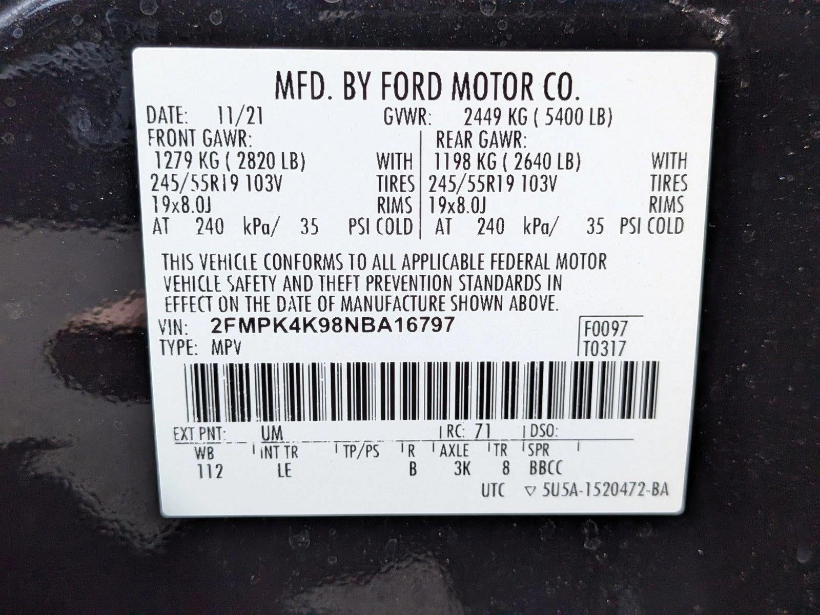 2022 Ford Edge Titanium AWD