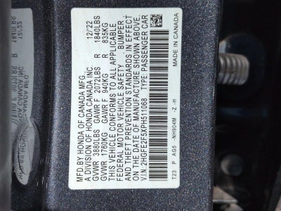 2023 Honda Civic Sedan Sport CVT