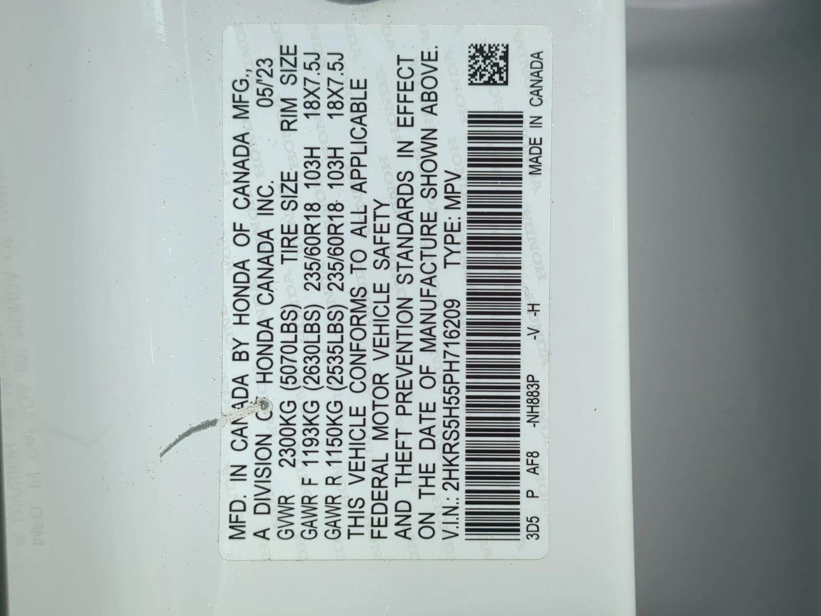 2023 Honda CR-V Hybrid Sport FWD