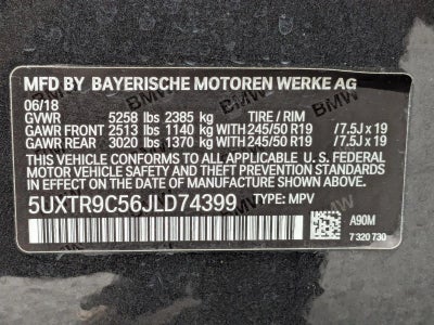 2018 BMW X3 xDrive30i Sports Activity Vehicle