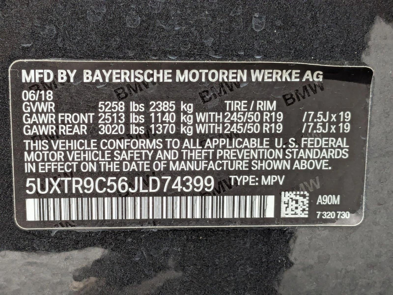 2018 BMW X3 xDrive30i Sports Activity Vehicle